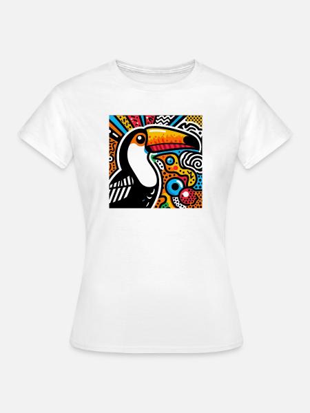 Tukan - Frauen T-Shirt - Weiß