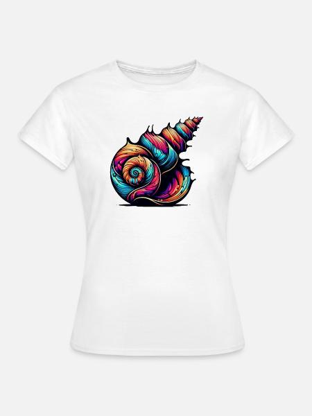 Muschel - Frauen T-Shirt - Weiß