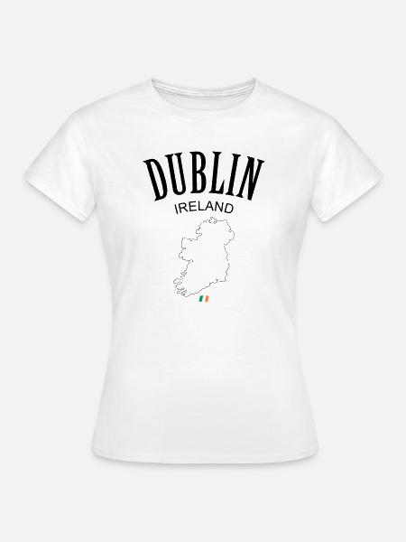 Einfarbiger Flaggenakzent: Italienische Trikolore - Frauen T-Shirt - Weiß