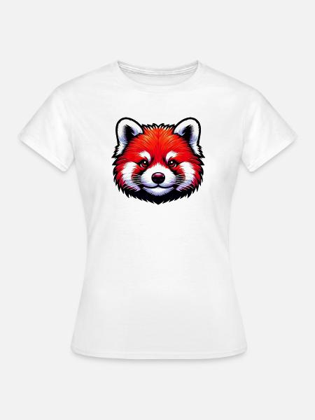 Kleiner Panda - Frauen T-Shirt - Weiß