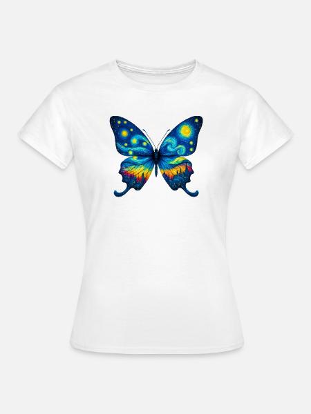 Schmetterling - Frauen T-Shirt - Weiß
