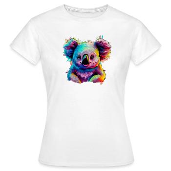 Koala - Women's T-Shirt - white - Front - AI Model Female 172 dark (172cm)
