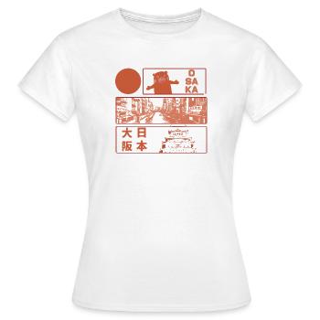 Visit Osaka Castle - Frauen T-Shirt - Weiß - Vorne - AI Model Female 172 dark (172cm)