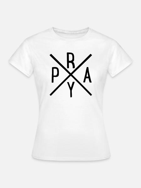 beten - Frauen T-Shirt - Weiß