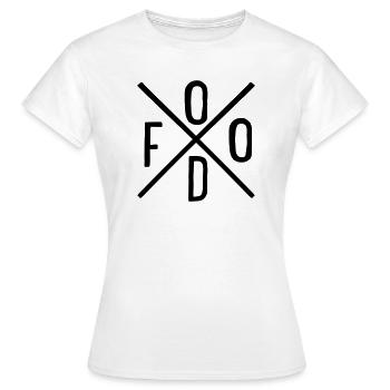 Nourriture - T-shirt Femme - blanc - Devant - AI Model Female 172 dark (172cm)