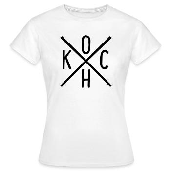 Cuire - T-shirt Femme - blanc - Devant - AI Model Female 172 dark (172cm)