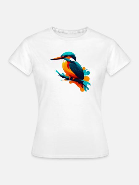 Eisvogel - Frauen T-Shirt - Weiß