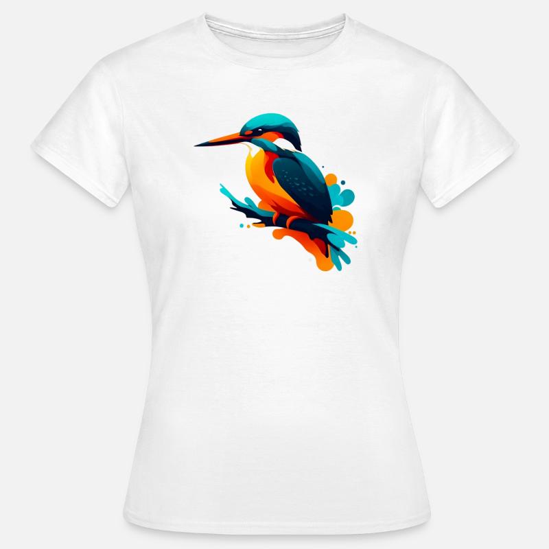 Martin Pescatore - Dame-T-shirt - hvid