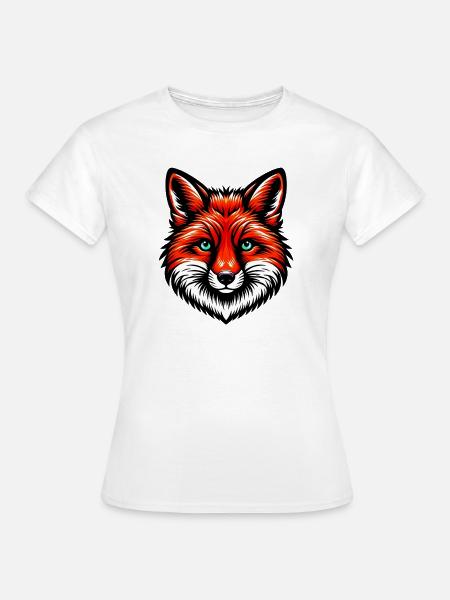 Fuchs - Frauen T-Shirt - Weiß