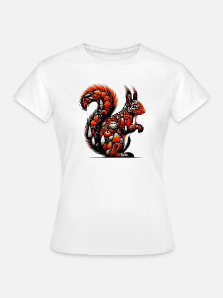 Écureuil - T-shirt Femme - blanc