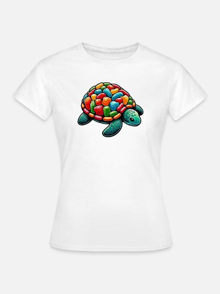 Schildkröte - Frauen T-Shirt - Weiß