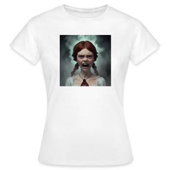 Crier - T-shirt Femme - blanc - Devant - AI Model Female 172 dark (172cm)