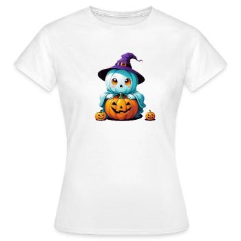 Hexen-Gespenst - Frauen T-Shirt - Weiß - Vorne - AI Model Female 172 dark (172cm)