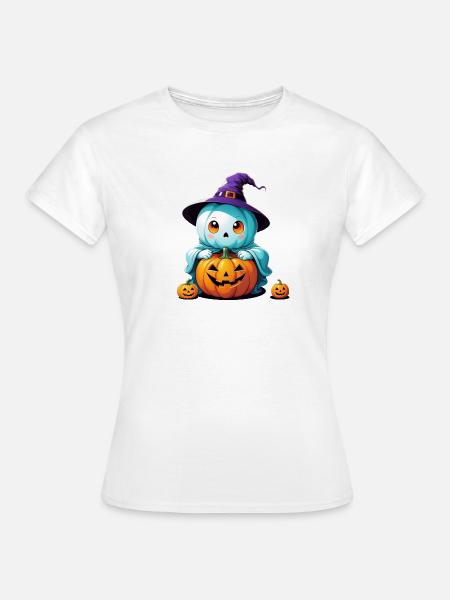 Hexen-Gespenst - Frauen T-Shirt - Weiß