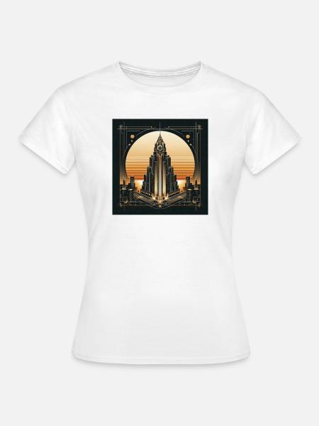 Wolkenkratzer 1 - Frauen T-Shirt - Weiß