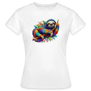 Paresse - T-shirt Femme - blanc - Devant - AI Model Female 172 dark (172cm)