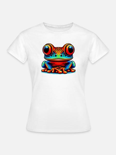 Frosch - Frauen T-Shirt - Weiß