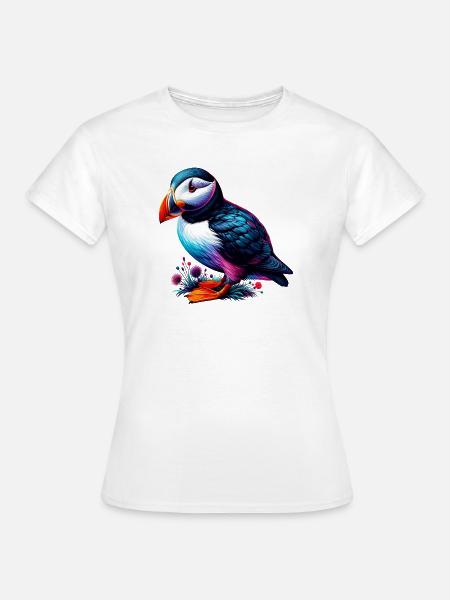 Papageitaucher - Frauen T-Shirt - Weiß