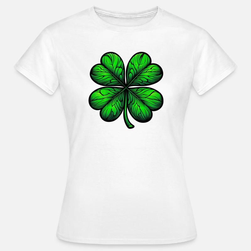 Four-leaf clover - Women's T-Shirt - white