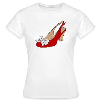 Shoe Women's Shoe - Women's T-Shirt - white - Front - AI Model Female 172 dark (172cm)