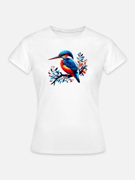 Eisvogel - Frauen T-Shirt - Weiß