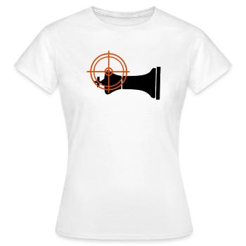 Checkmate lying - Women's T-Shirt - white - Front - AI Model Female 172 dark (172cm)
