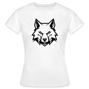 Mauvais loup - T-shirt Femme - blanc - Devant - AI Model Female 172 dark (172cm)
