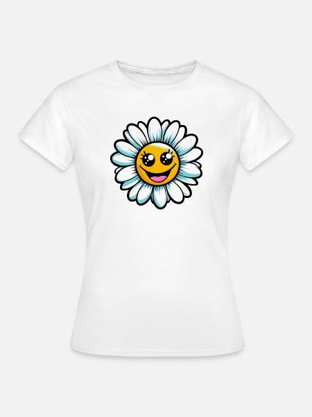 Gänseblümchen - Frauen T-Shirt - Weiß
