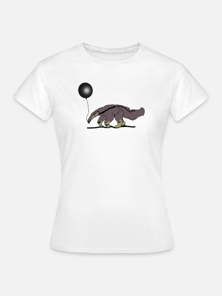 Ameisenbär - Frauen T-Shirt - Weiß