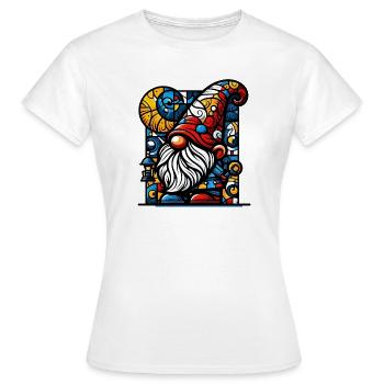 Gnom - Frauen T-Shirt - Weiß - Vorne - AI Model Female 172 dark (172cm)