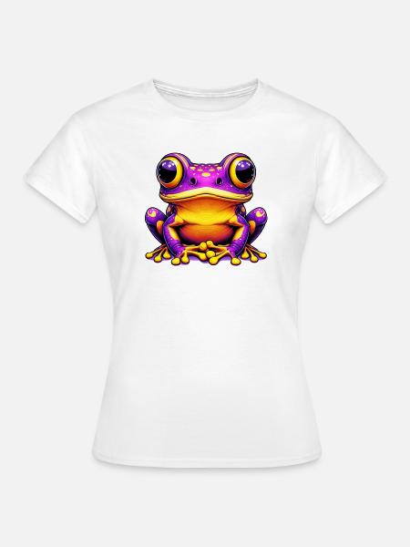 Frosch - Frauen T-Shirt - Weiß