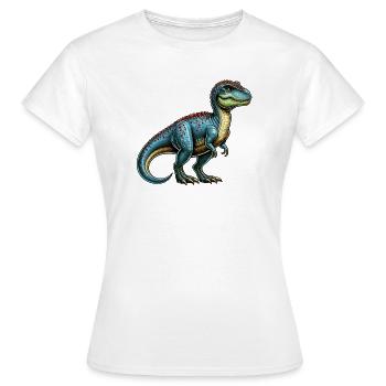 Dinosaure - T-shirt Femme - blanc - Devant - AI Model Female 172 dark (172cm)