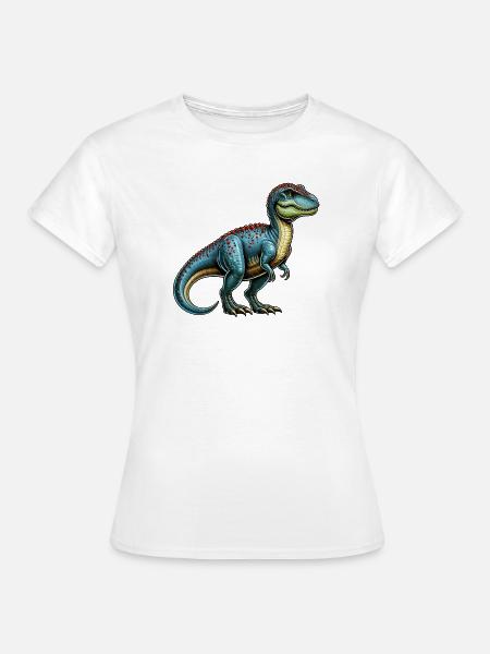 Dinosaurier - Frauen T-Shirt - Weiß