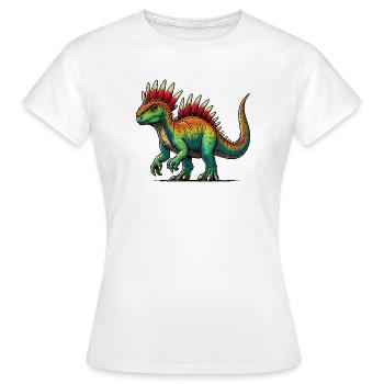 Dinosaure - T-shirt Femme - blanc - Devant - AI Model Female 172 dark (172cm)