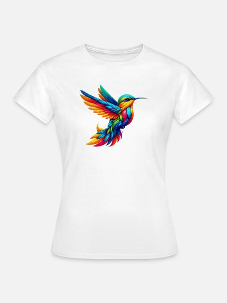 Kolibri - Frauen T-Shirt - Weiß