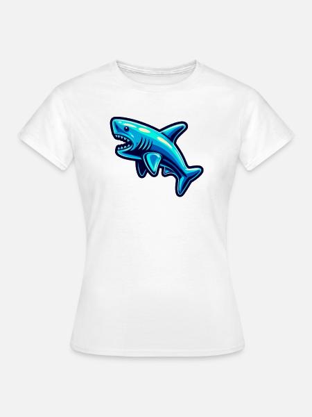 Hai - Frauen T-Shirt - Weiß