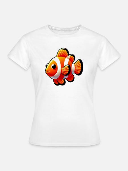 Clownfisch - Frauen T-Shirt - Weiß