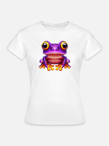 Frosch - Frauen T-Shirt - Weiß