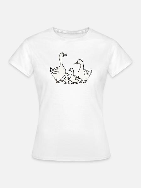 Gans - Frauen T-Shirt - Weiß