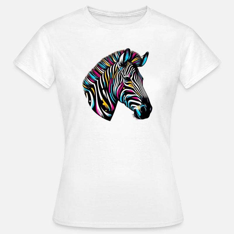 Zebra - Frauen T-Shirt - Weiß