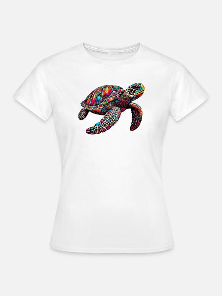 Schildkröte - Frauen T-Shirt - Weiß