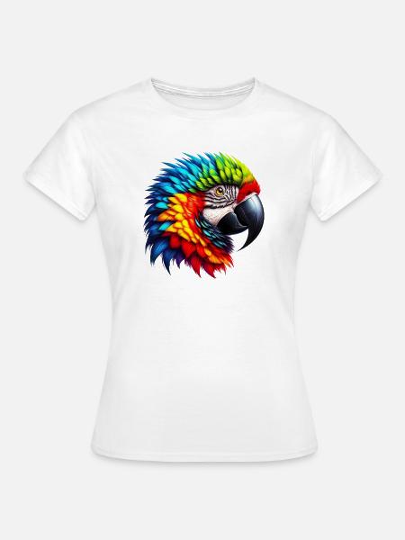 Papagei - Frauen T-Shirt - Weiß
