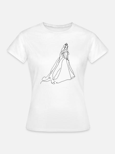 Prinzessin - Frauen T-Shirt - Weiß