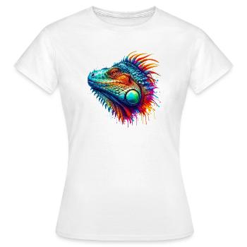 Iguane - T-shirt Femme - blanc - Devant - AI Model Female 172 dark (172cm)