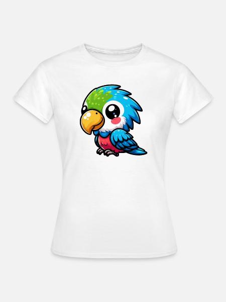 Papagei - Frauen T-Shirt - Weiß