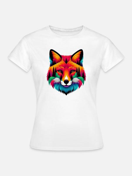 Fuchs - Frauen T-Shirt - Weiß