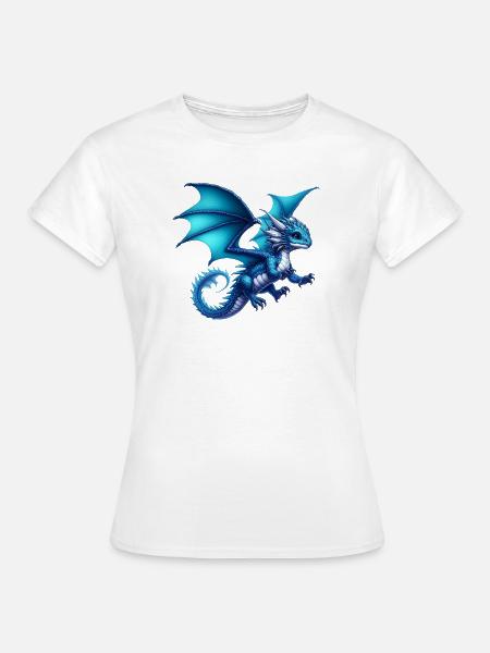 Drache - Frauen T-Shirt - Weiß