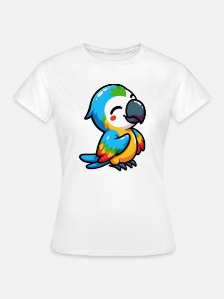 Papagei - Frauen T-Shirt - Weiß