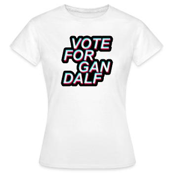 Élection, Votez pour, Amérique - T-shirt Femme - blanc - Devant - AI Model Female 172 dark (172cm)