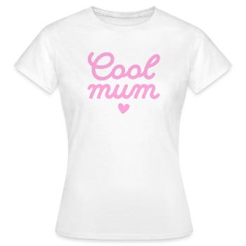 Emotive Pink Casual Mother's Day Design - Women's T-Shirt - white - Front - AI Model Female 172 dark (172cm)